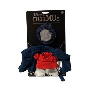 Disney nuiMOs Outfit Blue Puffer Jacket Red Shirt Silver Pants Blue Winter Hat